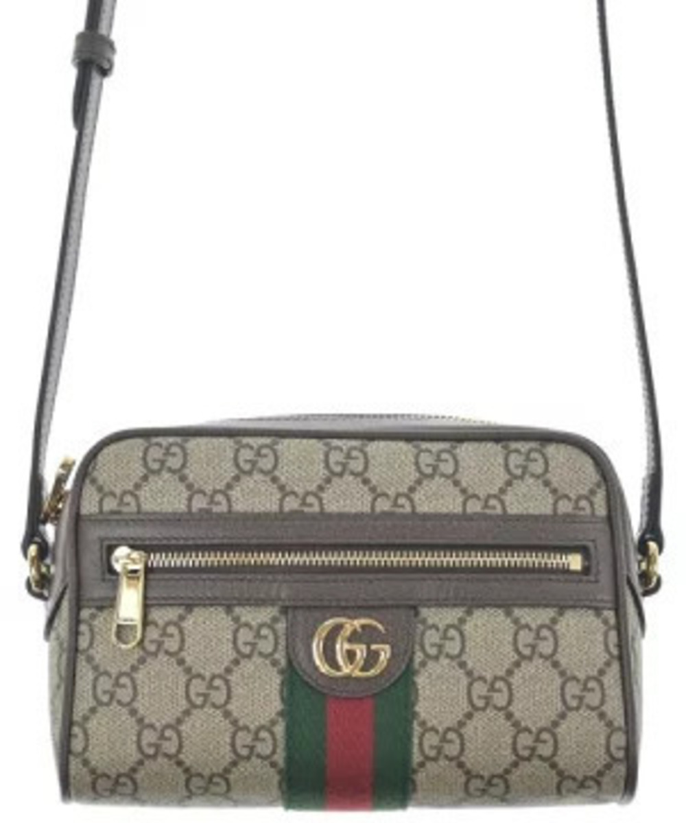 Gucci Ophidia Shoulder Bag GG Supreme canvas Web Brown